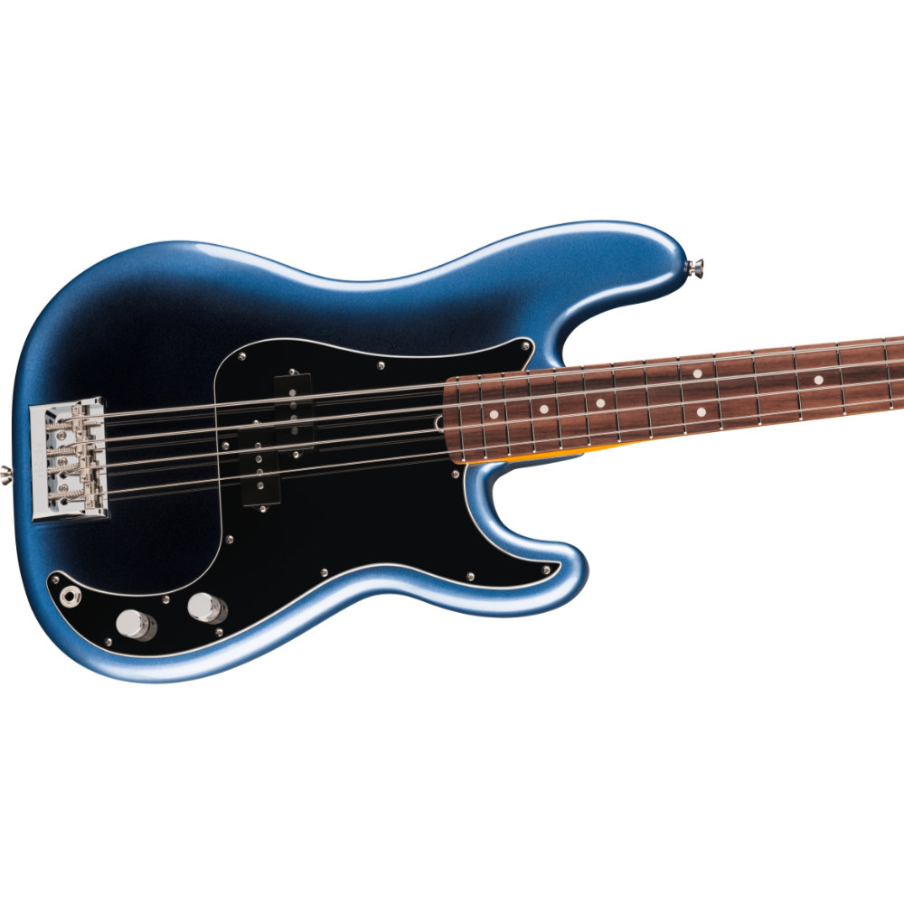Fender フェンダー American Professional Precision Bass RW Dark Night エレキベース プレシジョンベース ボディ斜めアングル画像