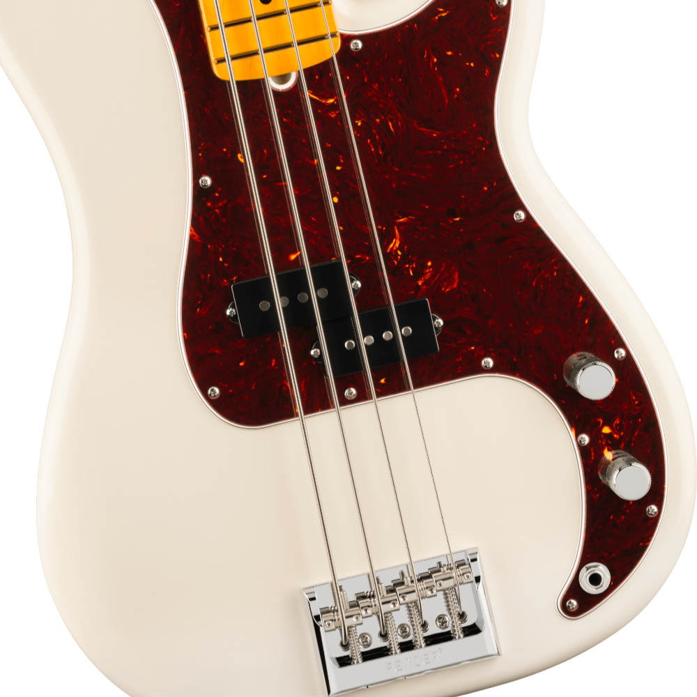 Fender フェンダー American Professional Precision Bass MN Olympic White エレキベース プレシジョンベース ボディ画像
