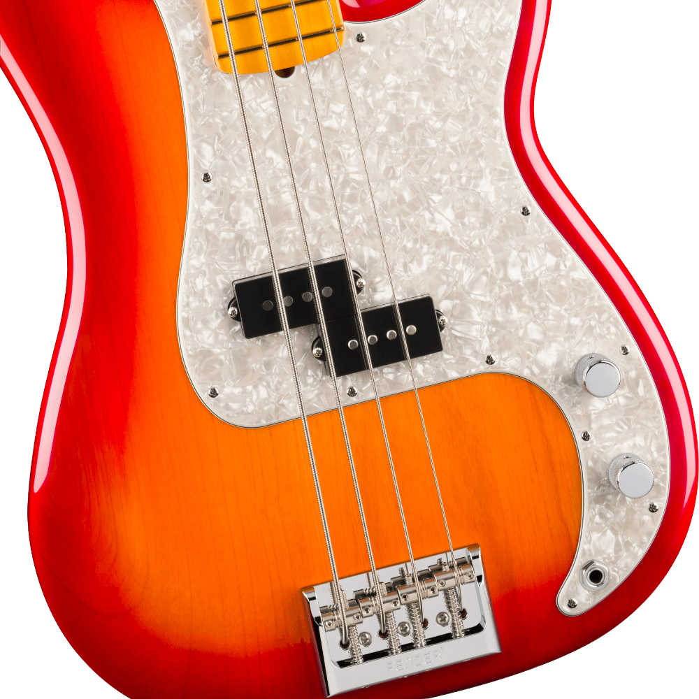 Fender フェンダー American Professional Precision Bass MN Aged Cherry Burst エレキベース プレシジョンベース ボディ画像