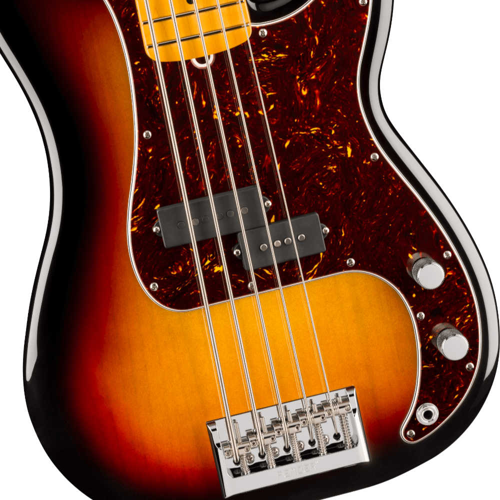 Fender フェンダー American Professional Precision Bass V MN 3-Color Sunburst 5弦エレキベース プレシジョンベース ボディ画像