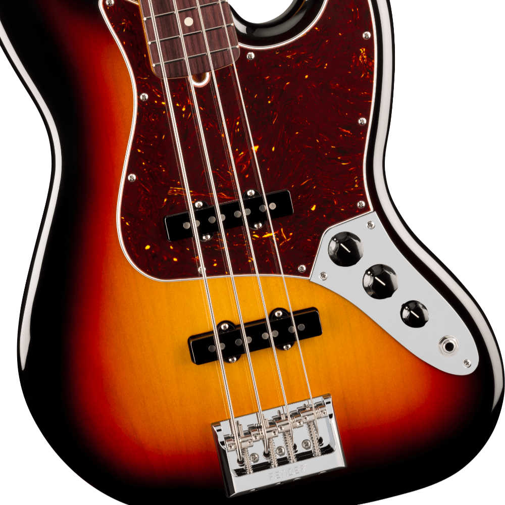 Fender フェンダー American Professional Jazz Bass RW 3-Color Sunburst エレキベース ジャズベース ボディ画像