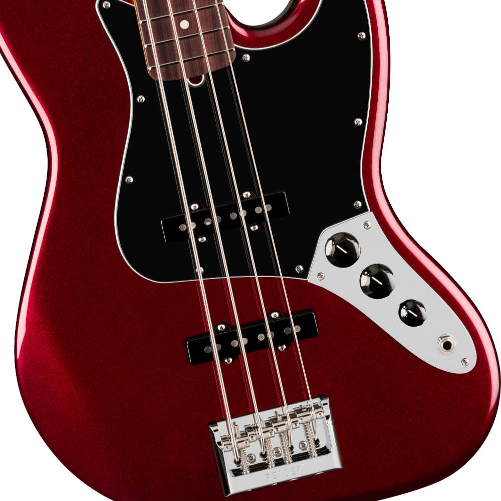 Fender フェンダー American Professional Jazz Bass RW Oxblood エレキベース ジャズベース ボディ画像