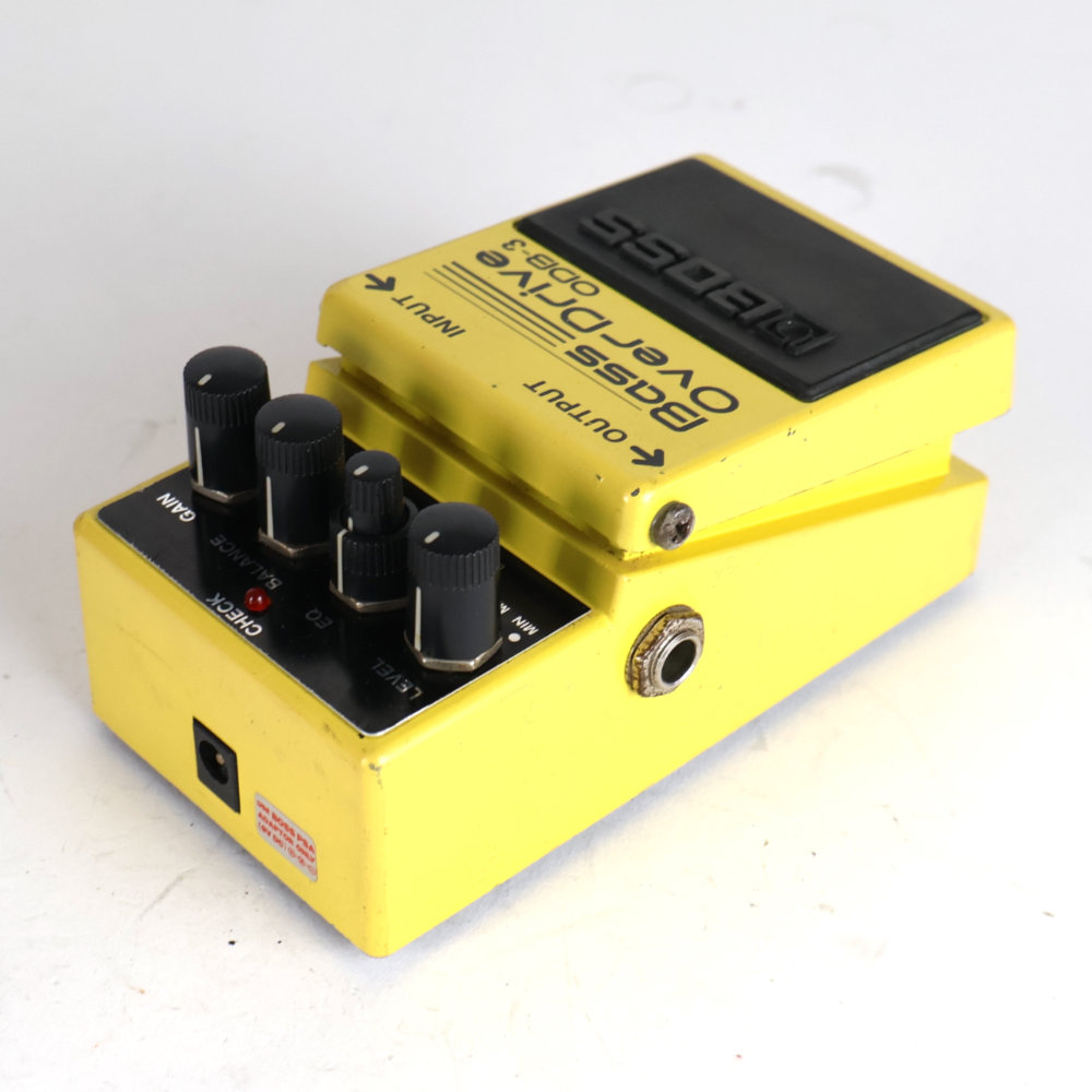 【中古】 ベースオーバードライブ エフェクター BOSS ODB-3 Bass OverDrive ベースエフェクター リア斜めアングル画像