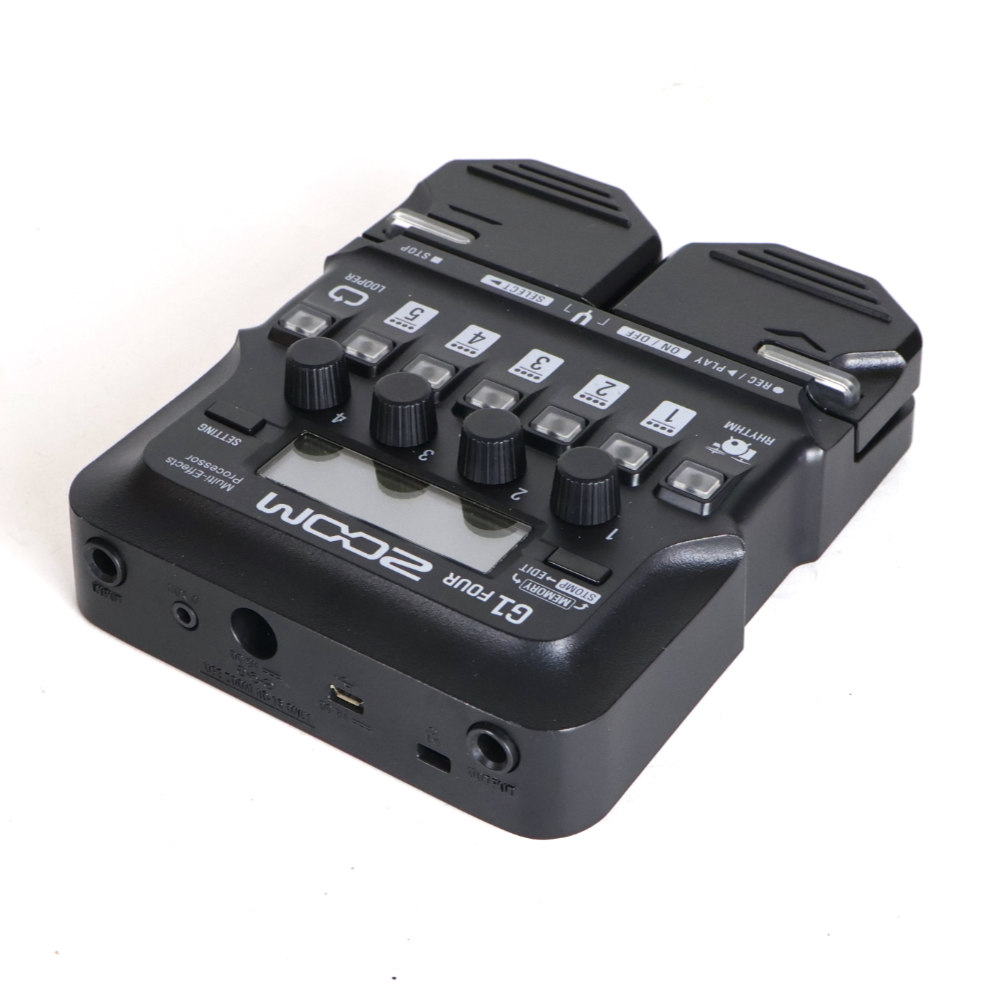【中古】 ズーム ZOOM G1 FOUR ギターマルチエフェクター リア斜めアングル画像