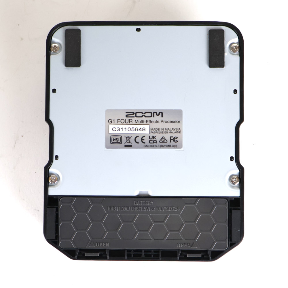 【中古】 ズーム ZOOM G1 FOUR ギターマルチエフェクター ボトム画像