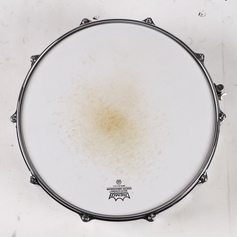 【中古】 スネアドラム パール Pearl Standard Maple 14x6.5 メイプルシェル スネアドラム 上面