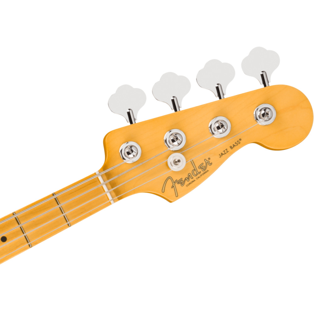 Fender フェンダー American Professional Jazz Bass MN Olympic White エレキベース ジャズベース ヘッド画像