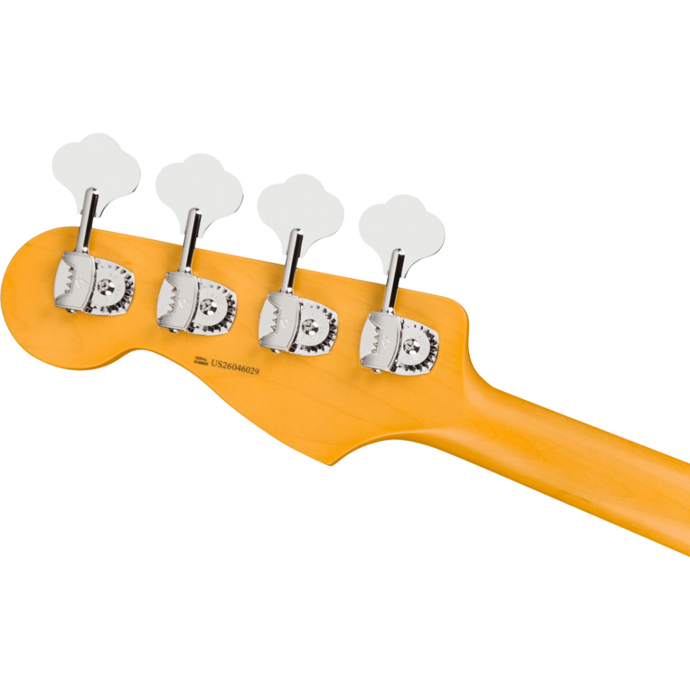 Fender フェンダー American Professional Jazz Bass MN Olympic White エレキベース ジャズベース ヘッドバック画像