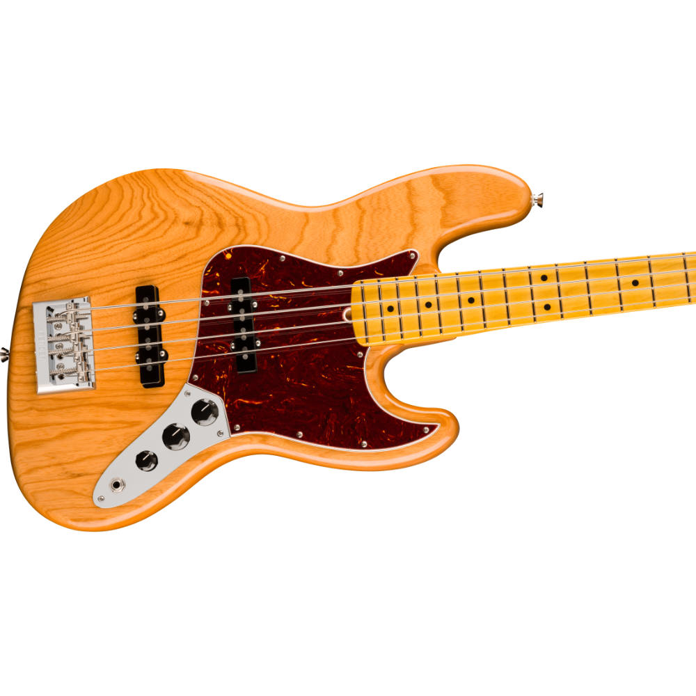 Fender フェンダー American Professional Jazz Bass MN Natural エレキベース ジャズベース ボディ斜めアングル画像