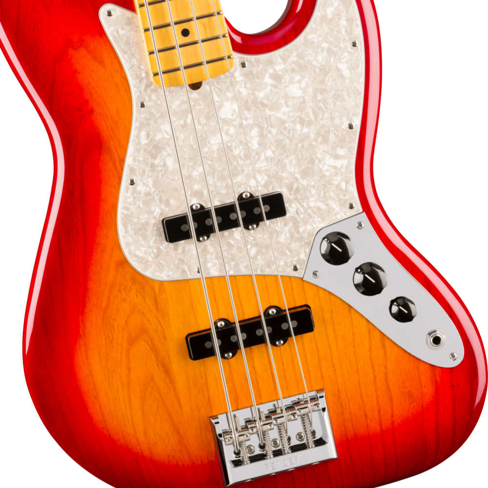 Fender フェンダー American Professional Jazz Bass MN Aged Cherry Burst エレキベース ジャズベース ボディ画像
