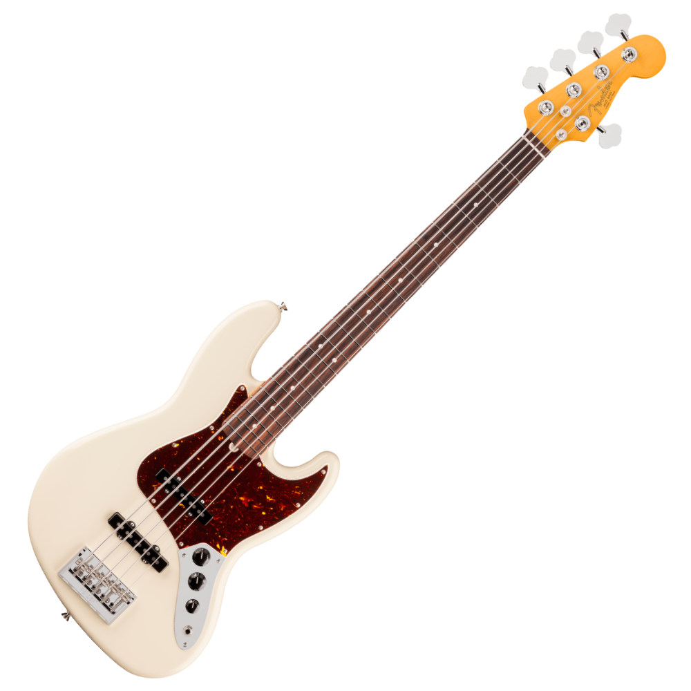 Fender フェンダー American Professional Jazz Bass V RW Olympic White 5弦エレキベース ジャズベース