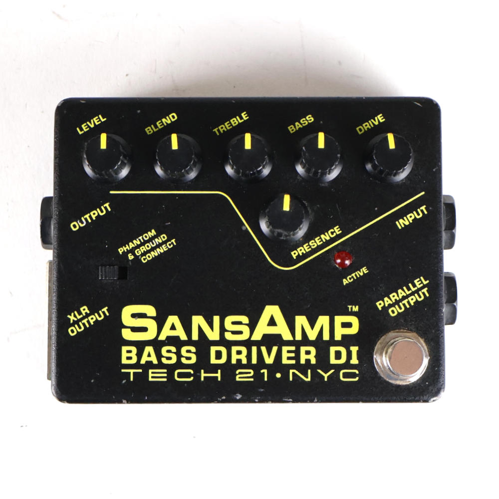 【中古】サンズアンプ ベースドライバーDI TECH21 SansAmp BASS DRIVER DI 旧仕様 前期型 ベース用DI プリアンプ