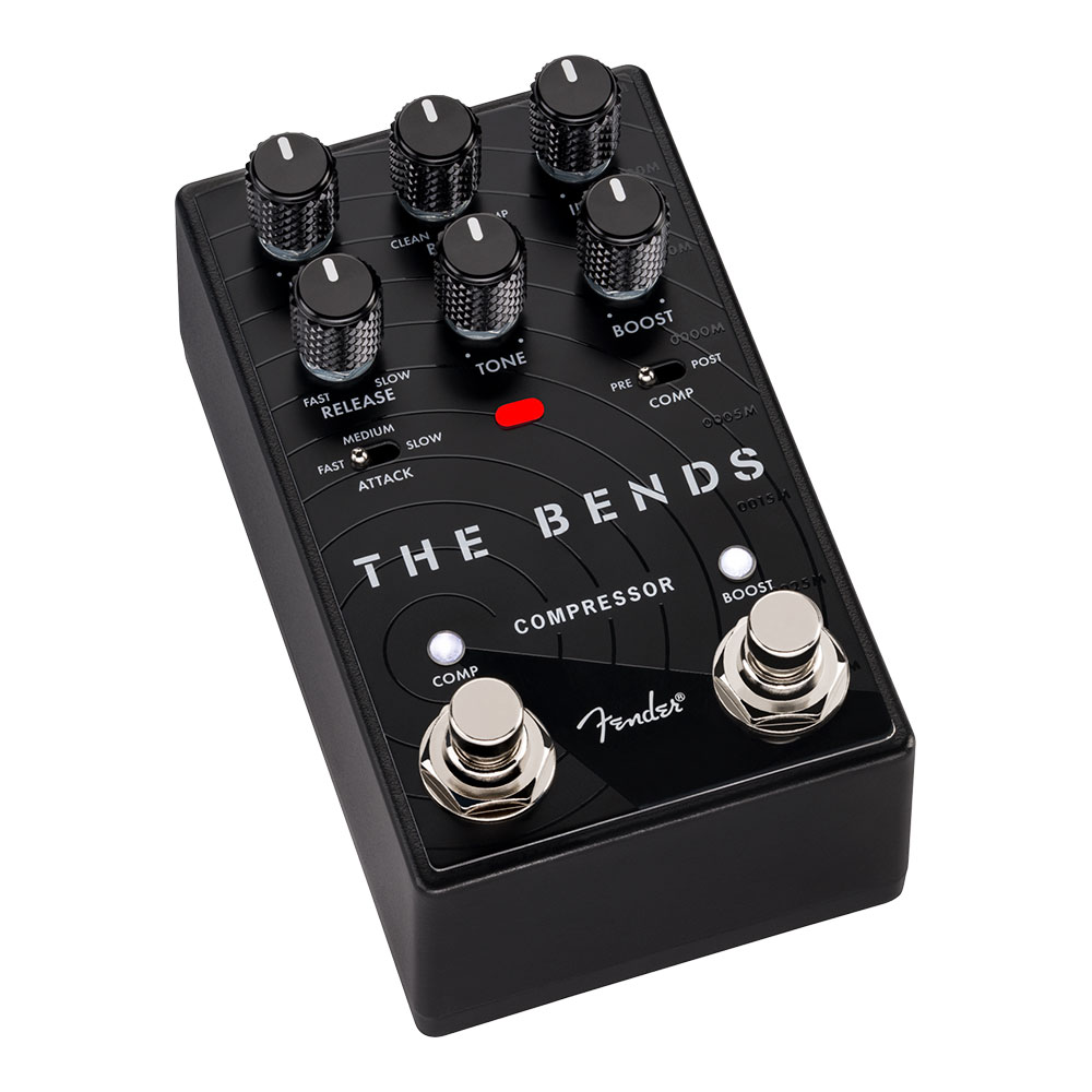Fender フェンダー The Bends Compressor V2 コンプレッサー ブースター エフェクター 全体