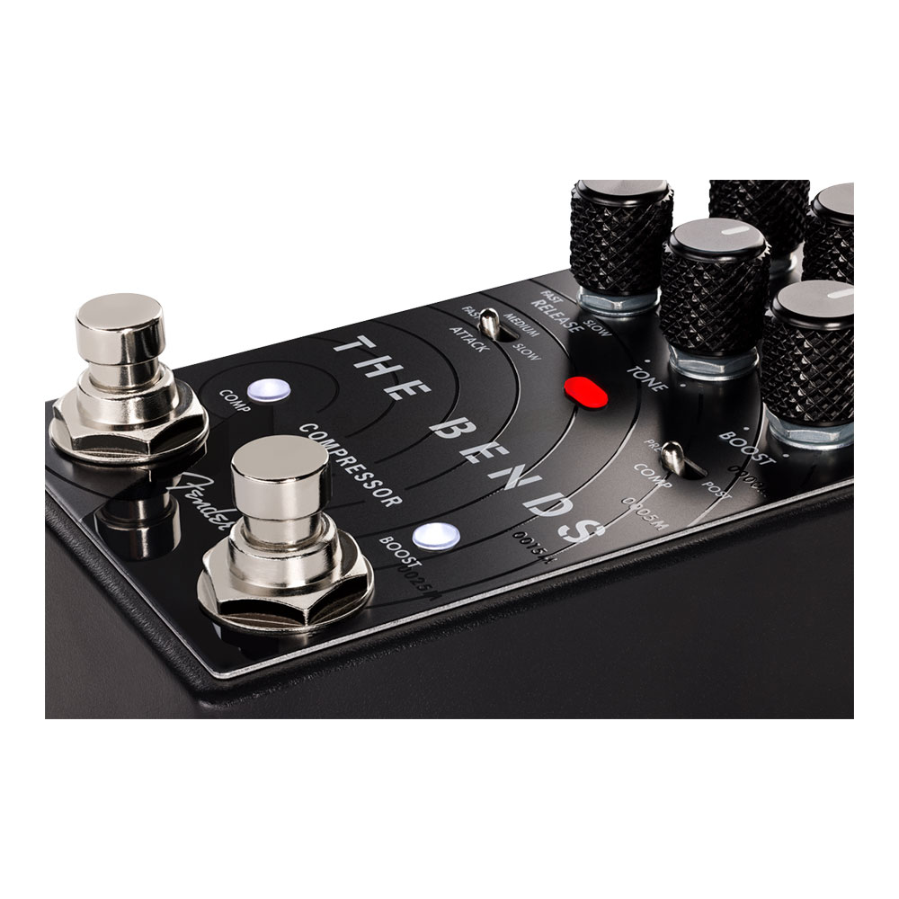 Fender フェンダー The Bends Compressor V2 コンプレッサー ブースター エフェクター 全体