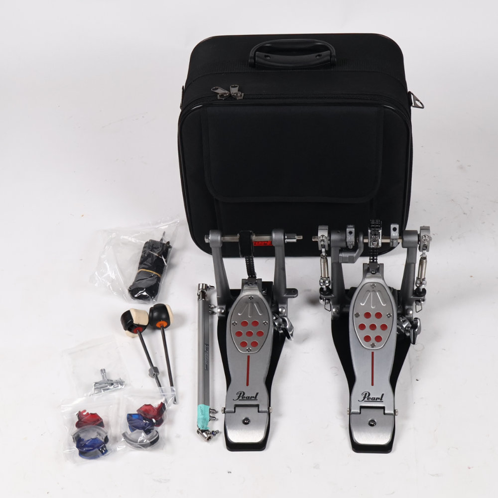 【中古】 ドラムツインペダル パール Pearl P-2052C ELIMINATOR REDLINE DOUBLE PEDAL