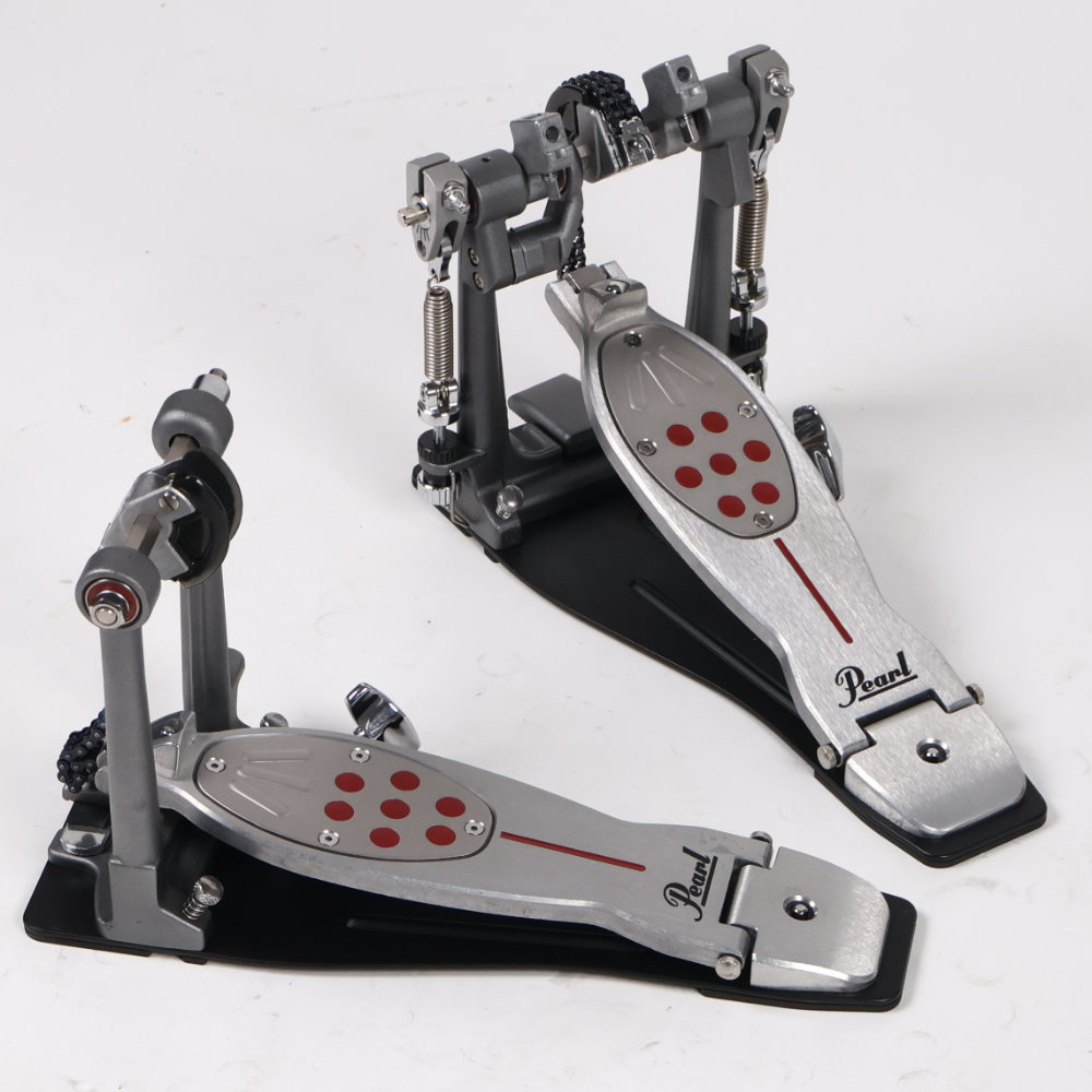 【中古】 ドラムツインペダル パール Pearl P-2052C ELIMINATOR REDLINE DOUBLE PEDAL 全体