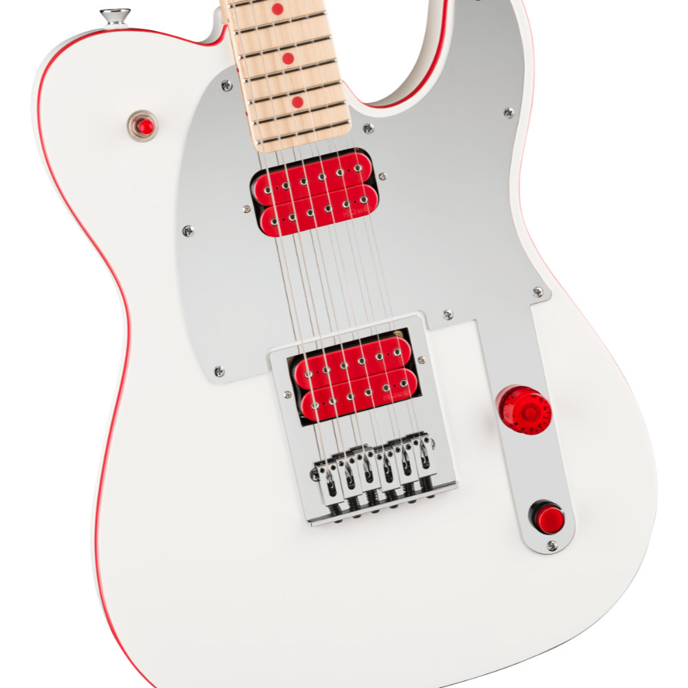 Fender フェンダー John 5 Ghost Telecaster Arctic White エレキギター テレキャスター ボディ画像