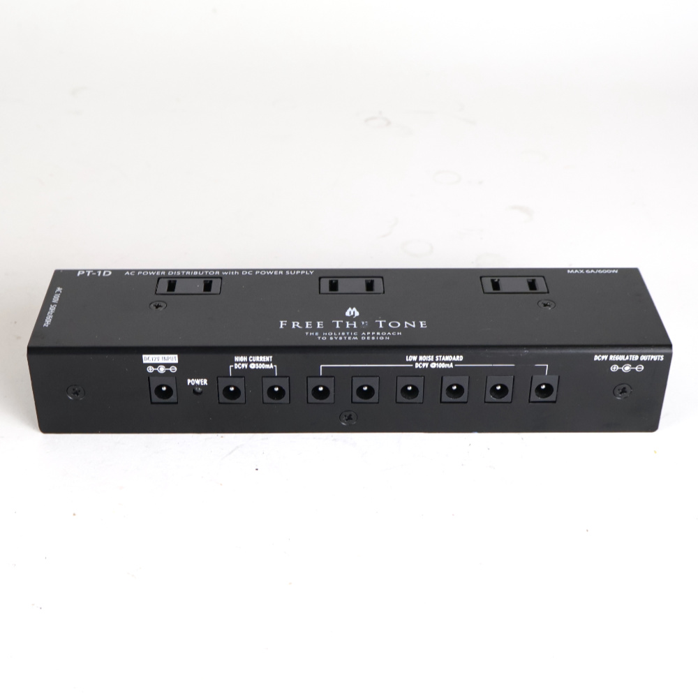 【中古】 パワーサプライ フリーザトーン Free The Tone PT-1D AC POWER DISTRIBUTOR with DC POWER SUPPLY フロント画像