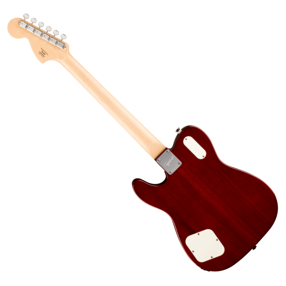 Squier スクワイア スクワイヤー Paranormal Troublemaker Telecaster Deluxe Bigsby LRL PPG Honey Sunburst エレキギター テレキャスター バック画像