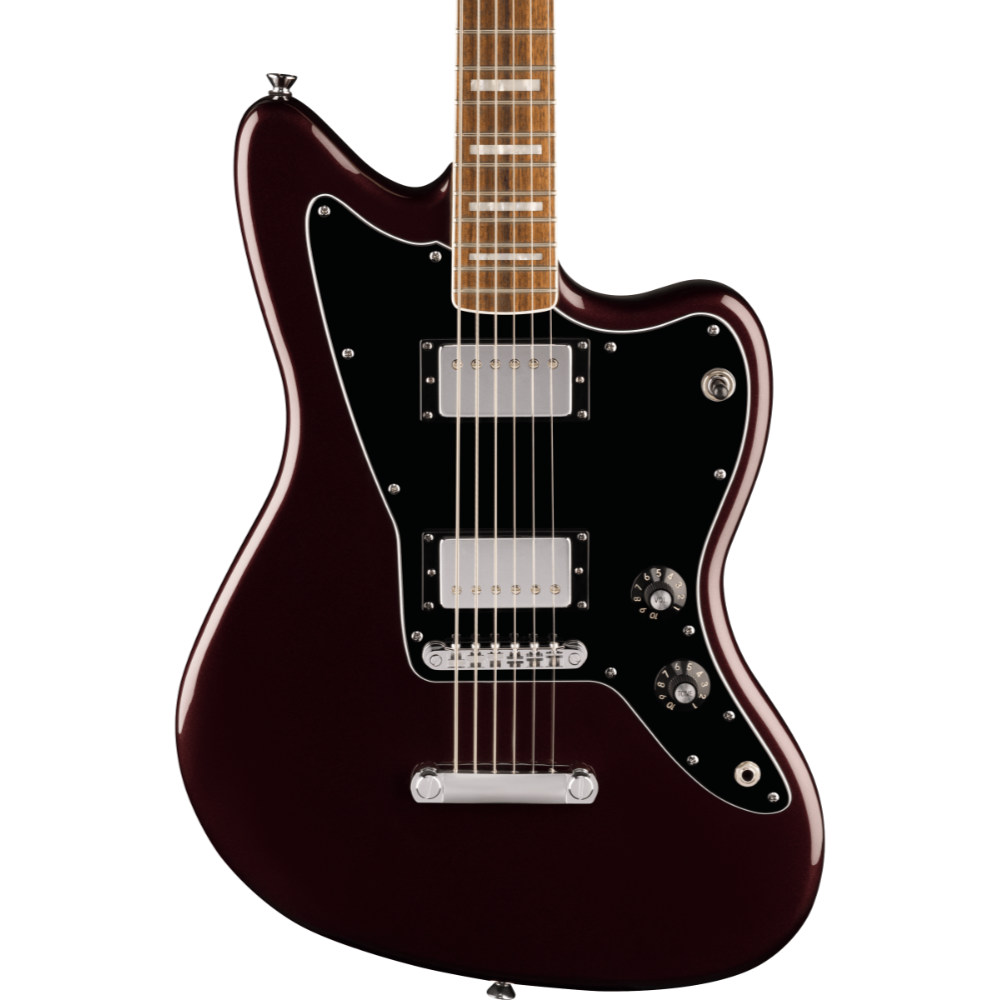Squier スクワイア スクワイヤー Paranormal Baritone Jazzmaster HH LRL BPG Oxblood エレキギター ジャズマスター ボディ画像