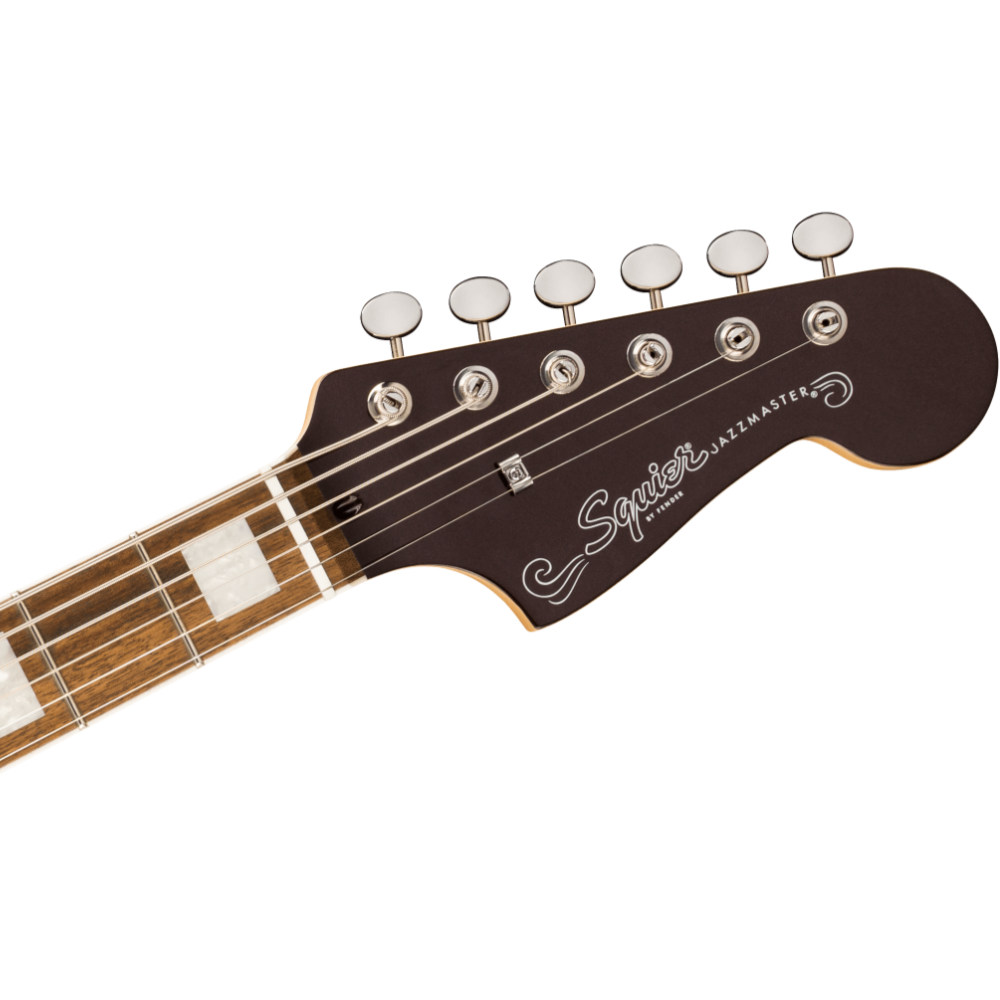 Squier スクワイア スクワイヤー Paranormal Baritone Jazzmaster HH LRL BPG Oxblood エレキギター ジャズマスター ヘッド画像