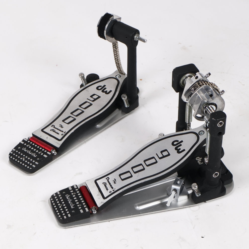 【中古】 ドラムツインペダル DW DW-9002 ツインペダル 全体