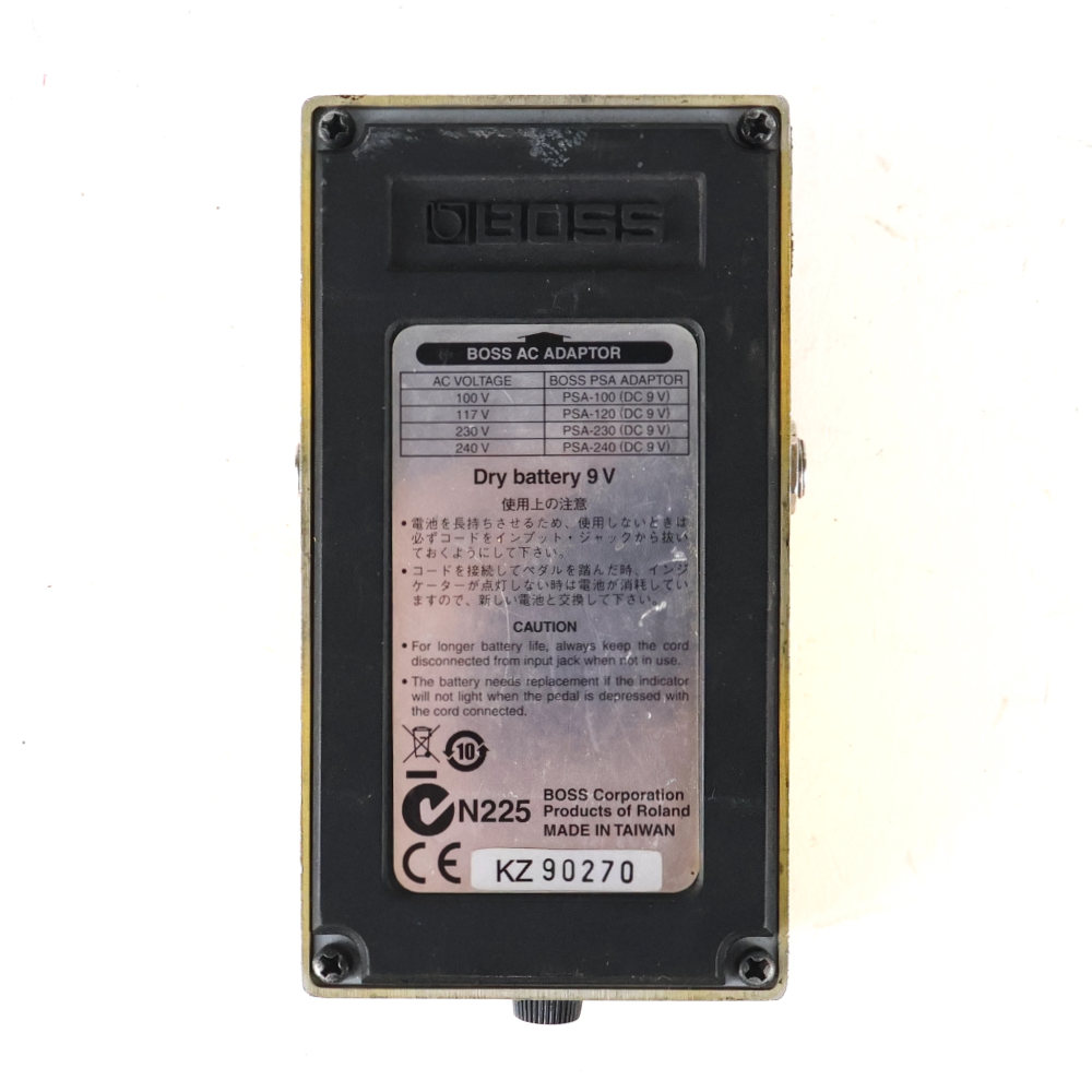 【中古】 オーバードライブ エフェクター BOSS OD-3 Over Drive ギターエフェクター ボトム画像