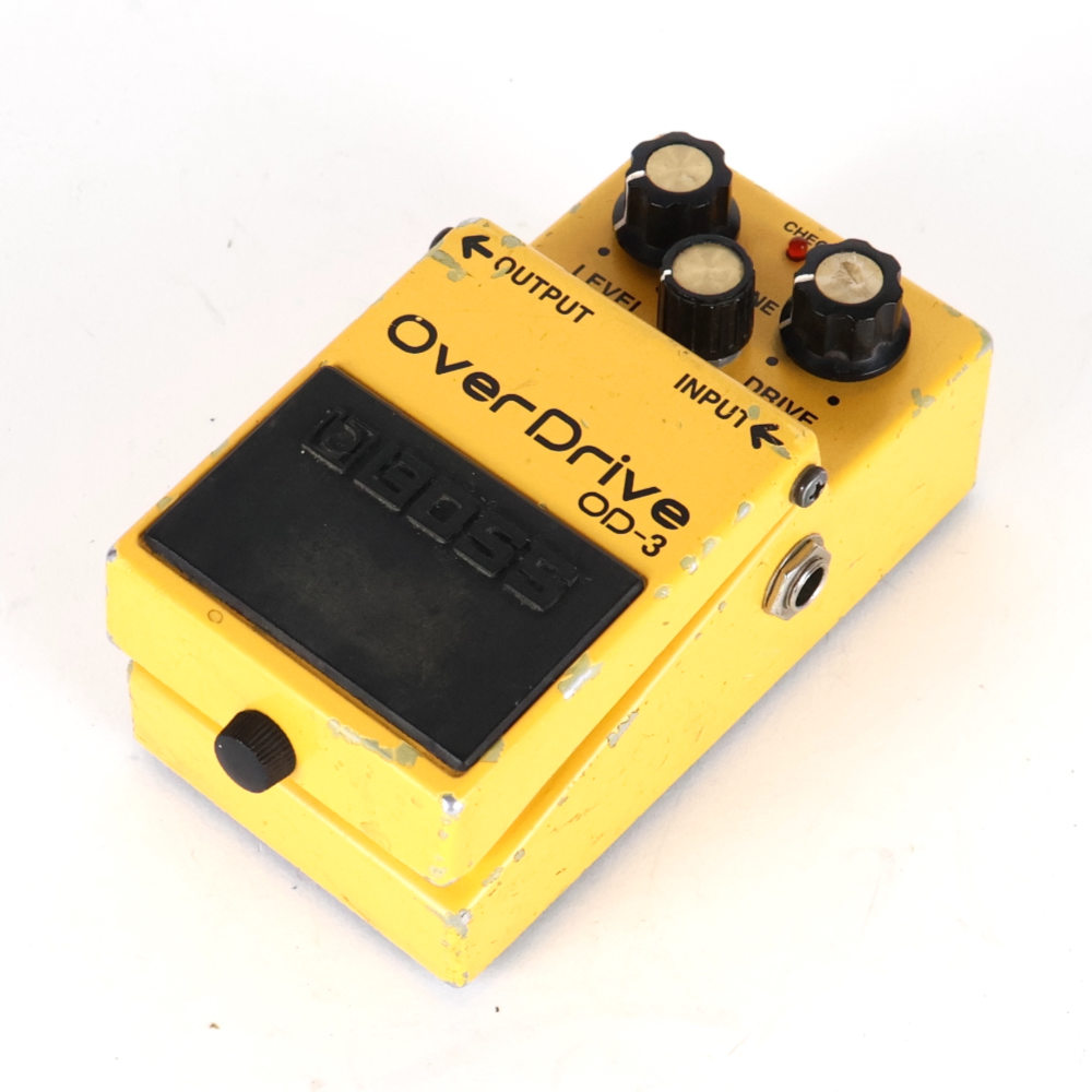 【中古】 オーバードライブ エフェクター BOSS OD-3 Over Drive ギターエフェクター 斜めアングル画像