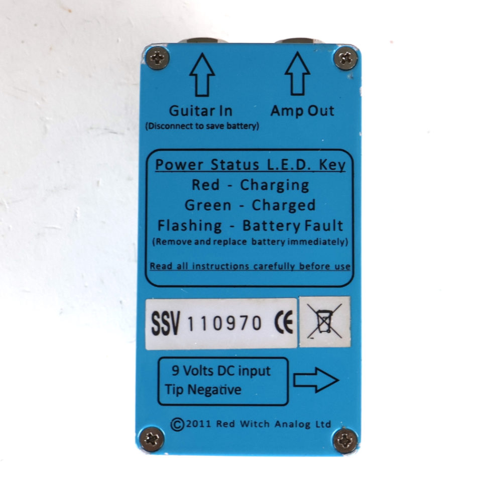 【中古】 ディレイ RED WITCH SEVEN SISTERS Violet Delay レッドウィッチ ギターエフェクター ボトム画像