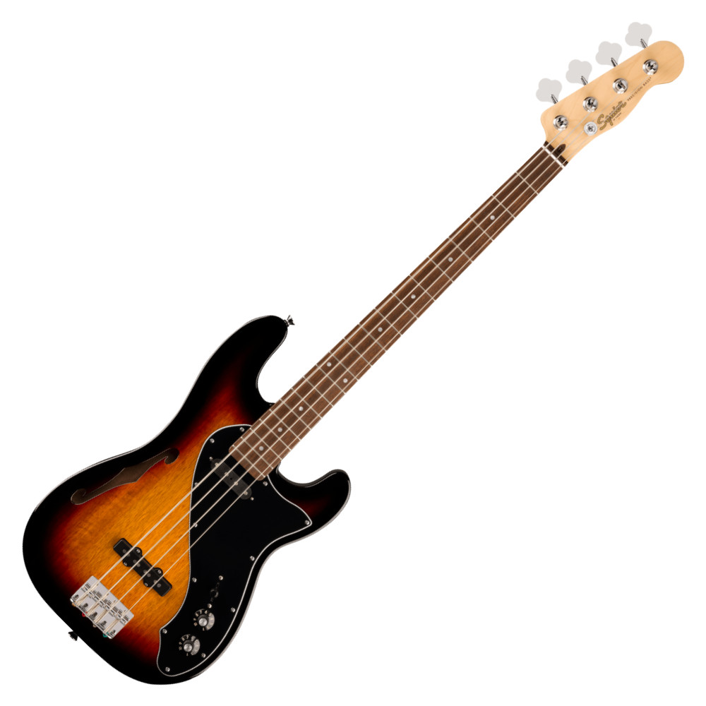 Squier スクワイア スクワイヤー Paranormal Precision Bass Thinline SJ LRL BPG 3-Color Sunburst エレキベース プレシジョンベース