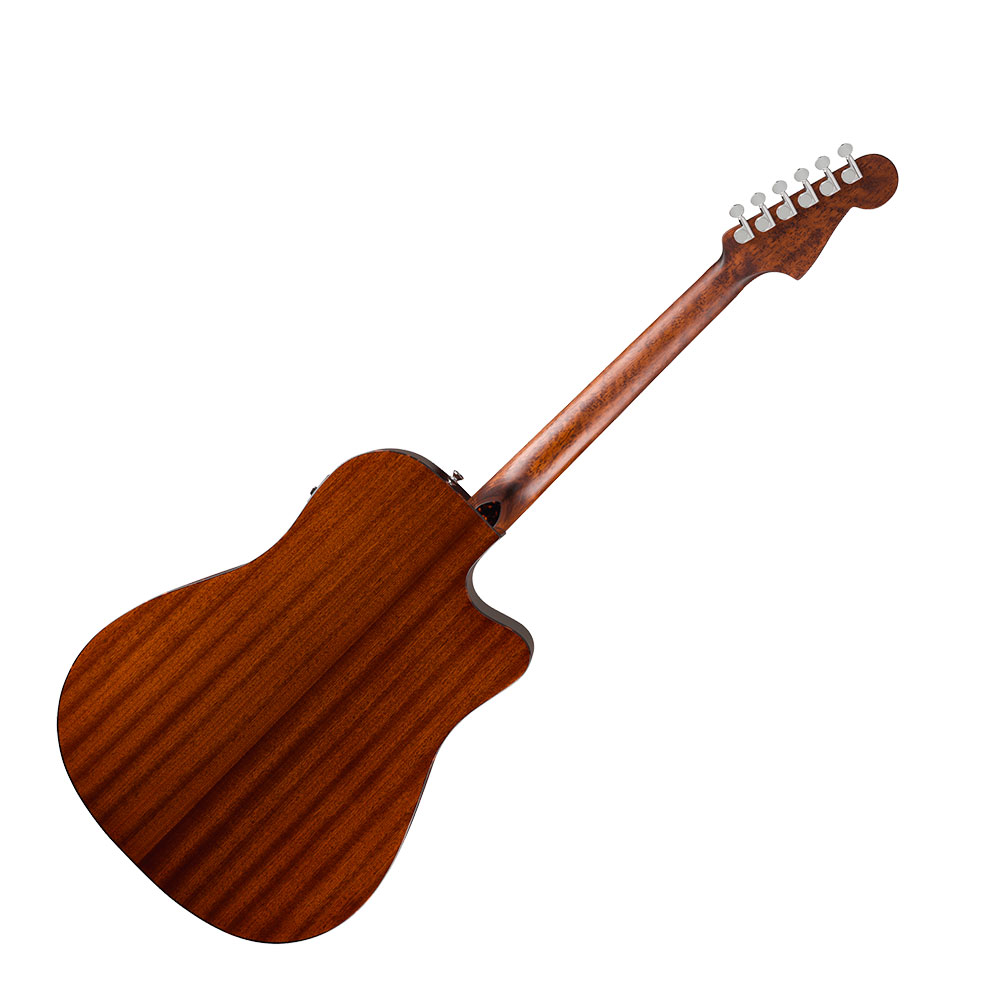 Fender フェンダー California Deluxe Redondo CE Left-Handed Natural エレクトリックアコースティックギター 背面