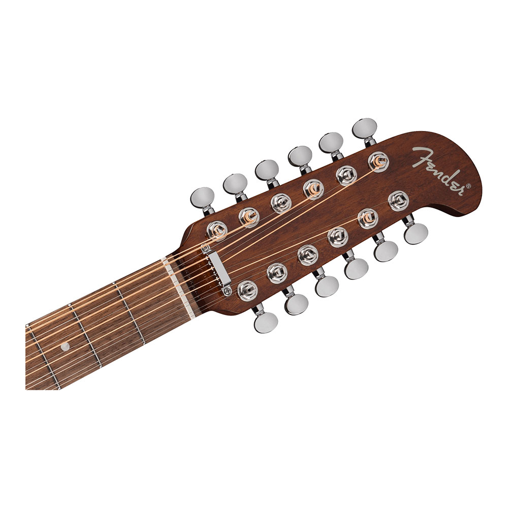Fender フェンダー California Deluxe Villager E Black 12弦 エレクトリックアコースティックギター ヘッド
