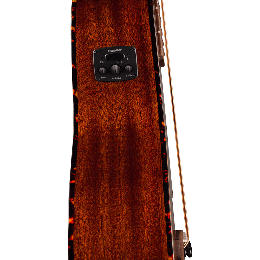 Fender フェンダー California Deluxe Kingman Bass CE Mahogany Natural アコースティックベース 側面