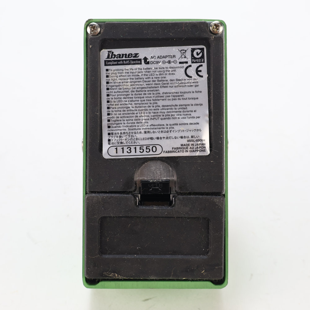 【中古】 オーバードライブ エフェクター IBANEZ TS9 Tube Screamer チューブスクリーマー ギターエフェクター 底面