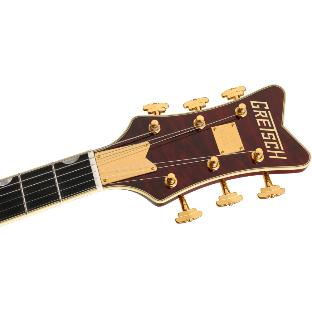 GRETSCH グレッチ G6136TGQM-59 Limited Edition Quilt Classic Falcon with Bigsby Forge Glow エレキギター ヘッド画像