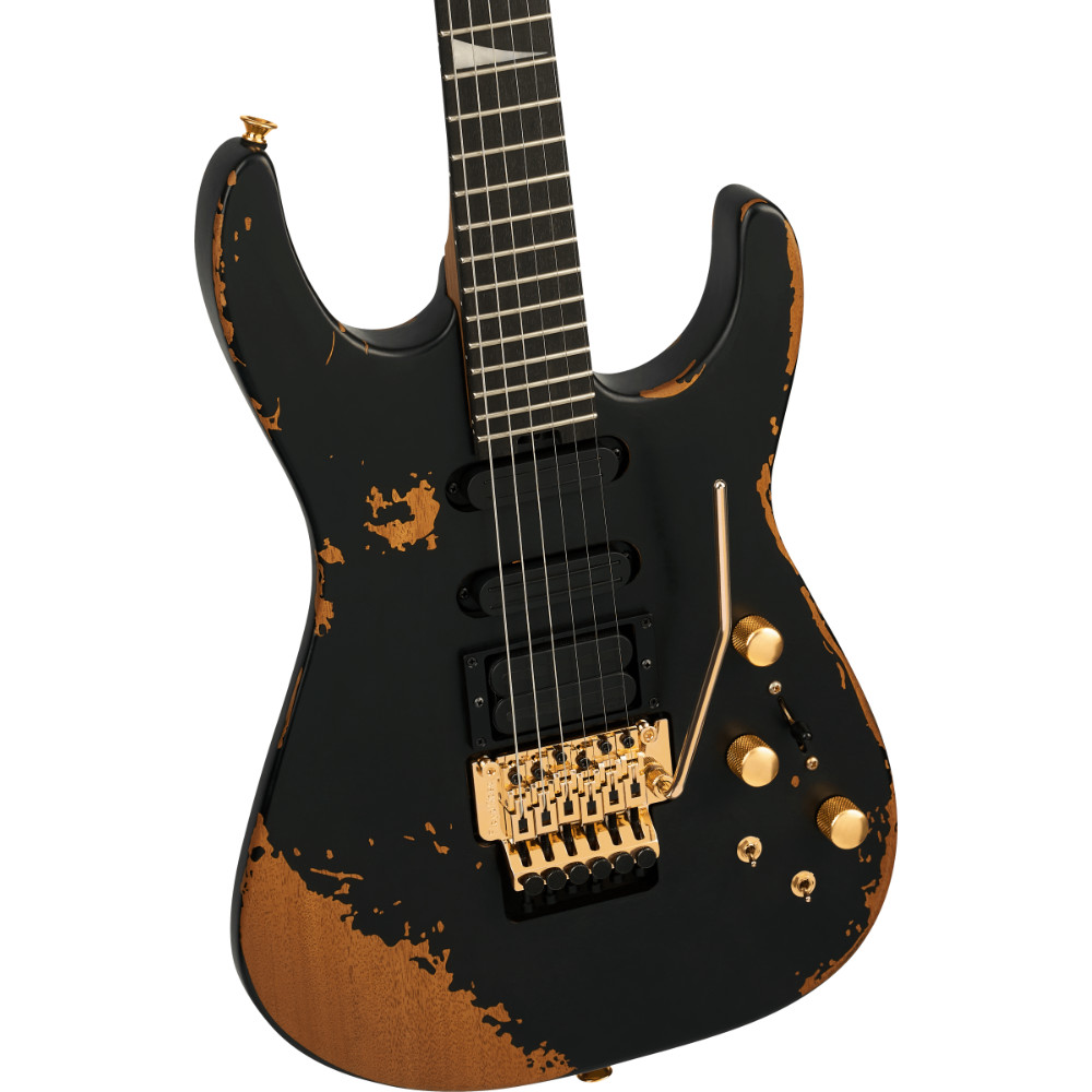 Jackson Pro Series Signature Phil Collen PC1-E Ebony Fingerboard Worn Black エレキギター ボディトップ