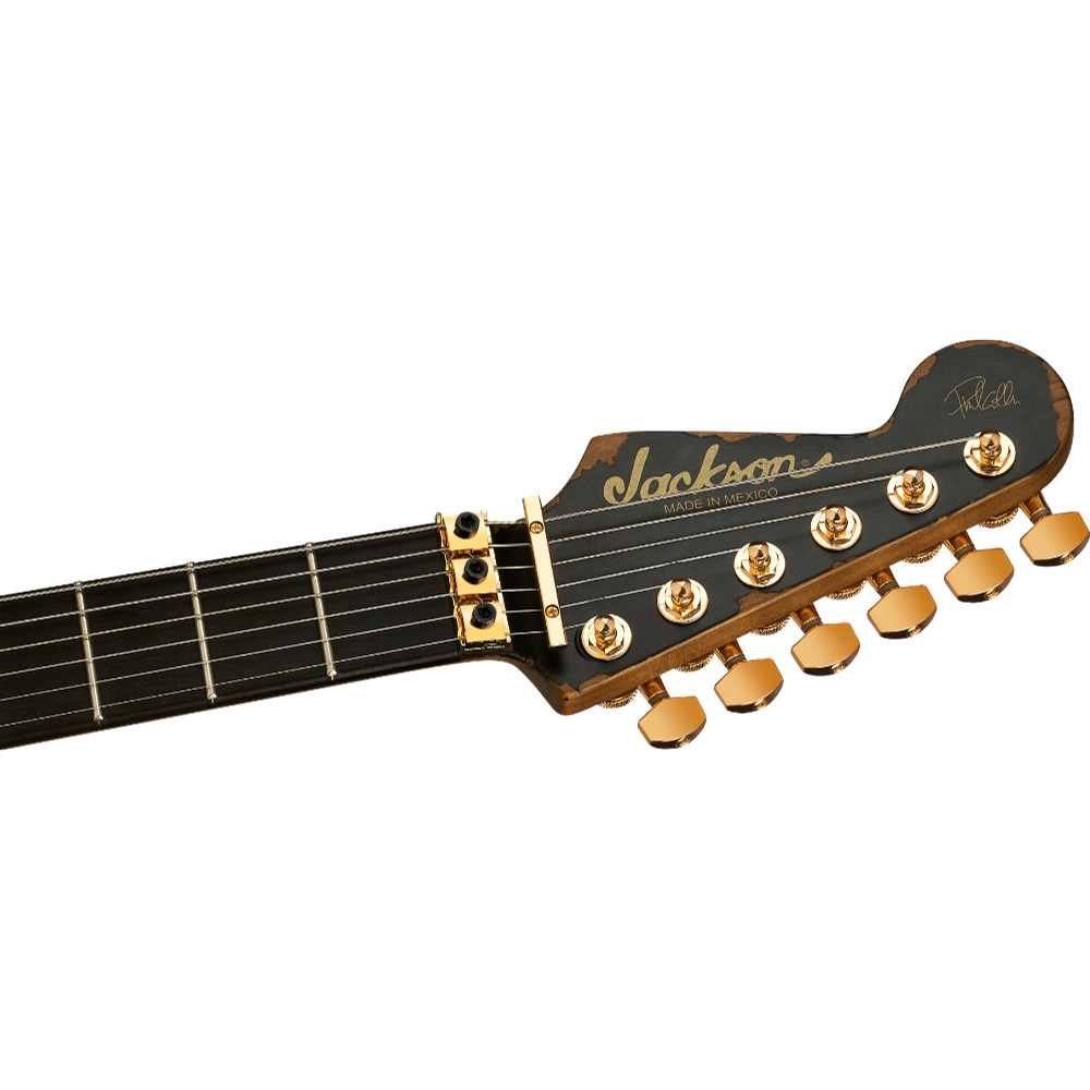 Jackson Pro Series Signature Phil Collen PC1-E Ebony Fingerboard Worn Black エレキギター ヘッド