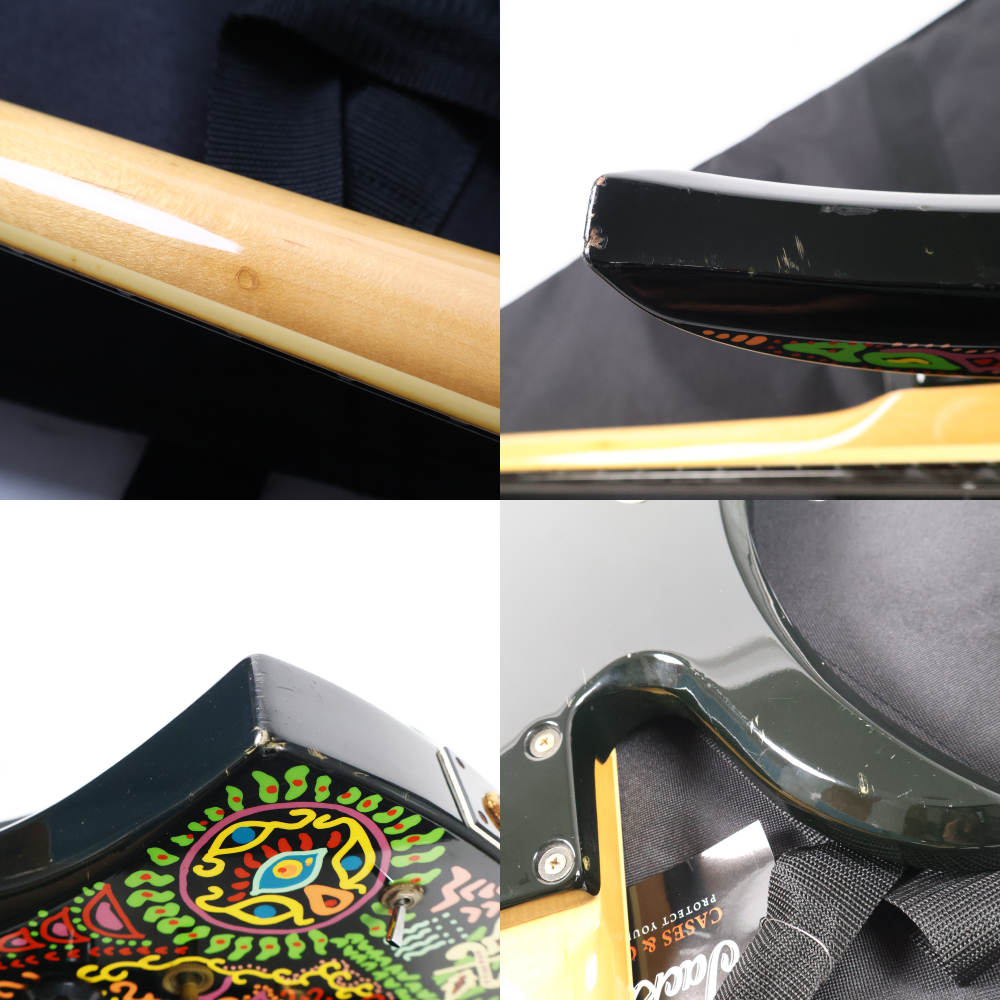 【中古】 エレキギター FERNANDES Burny MG-120X hideモデル サイケデリックペイント フェルナンデス バーニー 傷