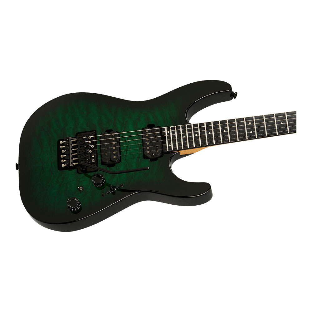 Charvel シャーベル Pro-Mod Plus Dinky DK24 HH FR QM EB Cloaked Emerald Green エレキギター ボディ