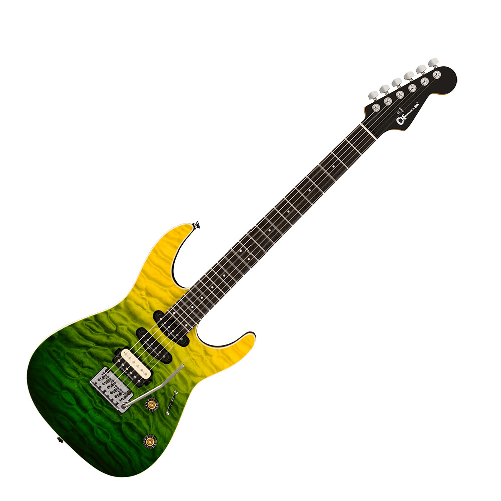 Charvel シャーベル Pro-Mod Plus Dinky DK24 HSS 2PT EB QM Zombie Fade エレキギター