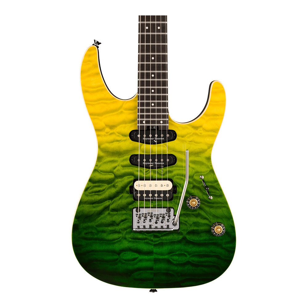 Charvel シャーベル Pro-Mod Plus Dinky DK24 HSS 2PT EB QM Zombie Fade エレキギター ボディ