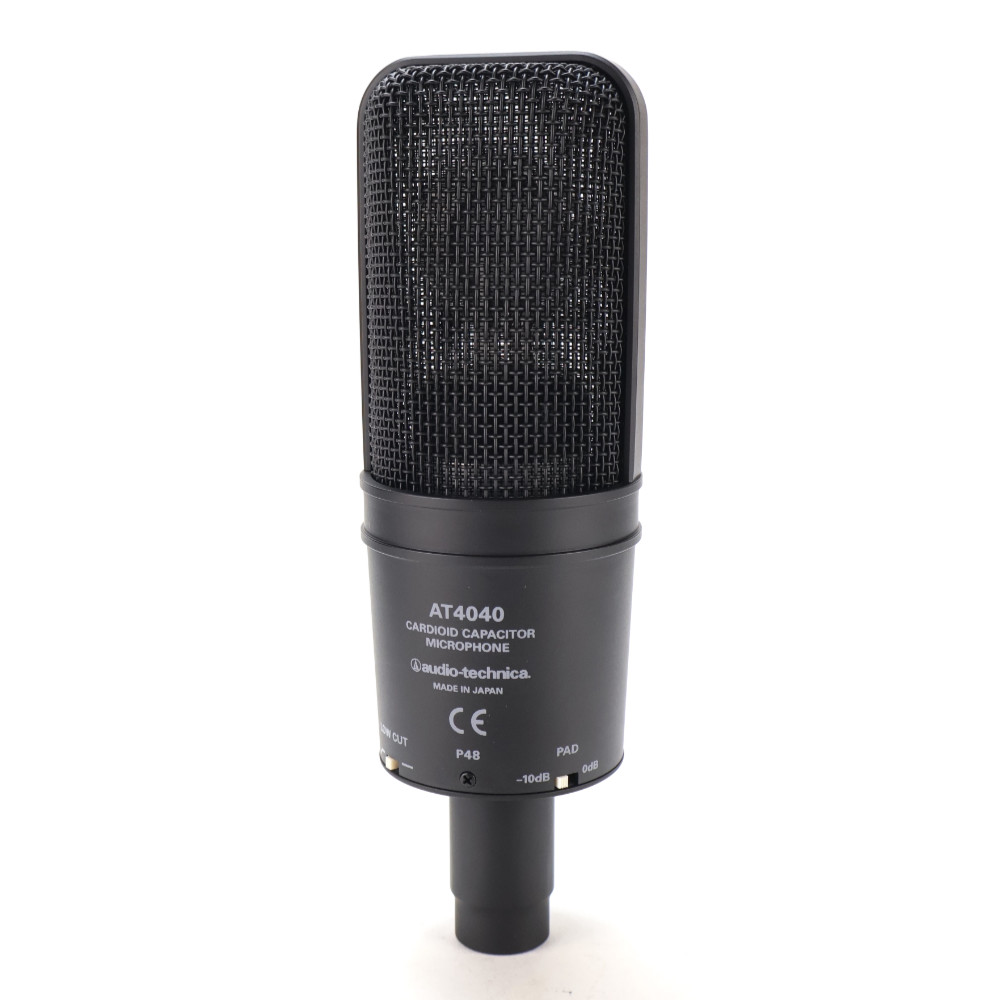 【中古】オーディオテクニカ コンデンサーマイク AUDIO-TECHNICA AT4040 オーテク マイクロフォン リア画像