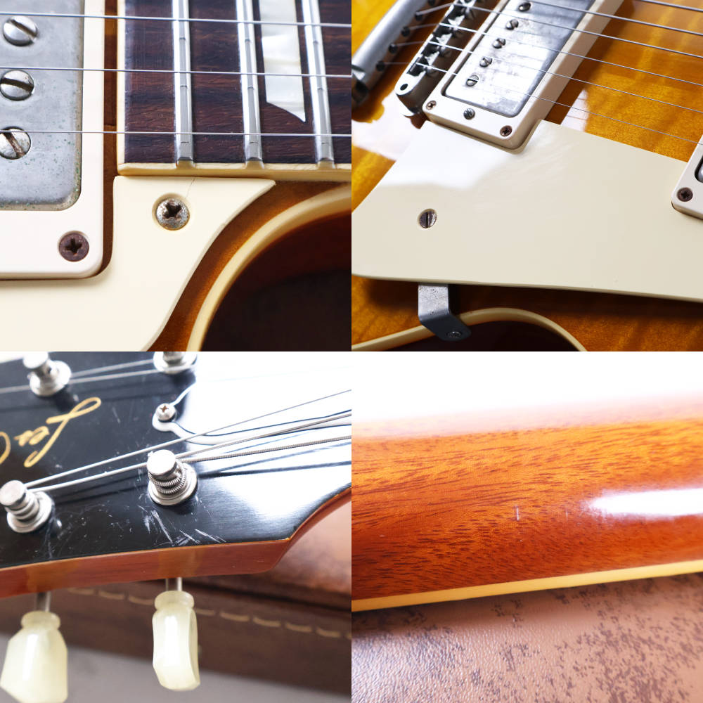 【中古】 エレキギター Gibson Custom Shop Historic Collection 1958 Les Paul Standard Reissue Hard Rock Maple VOS 2017年製 3.96kg 傷