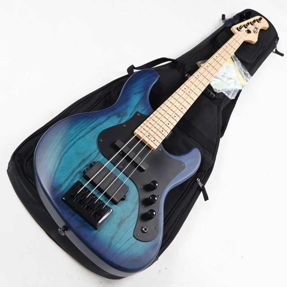 【中古】 エレキベース Fujigen FGN JMJ-ASH-DE-M SBBM See through Blue Burst Matt フジゲン EMGピックアップ搭載