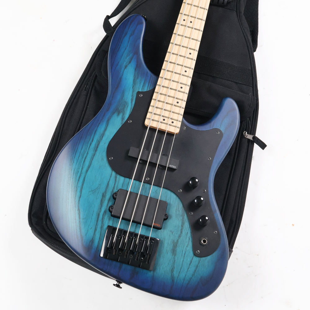 【中古】 エレキベース Fujigen FGN JMJ-ASH-DE-M SBBM See through Blue Burst Matt フジゲン EMGピックアップ搭載 ボディ画像 
