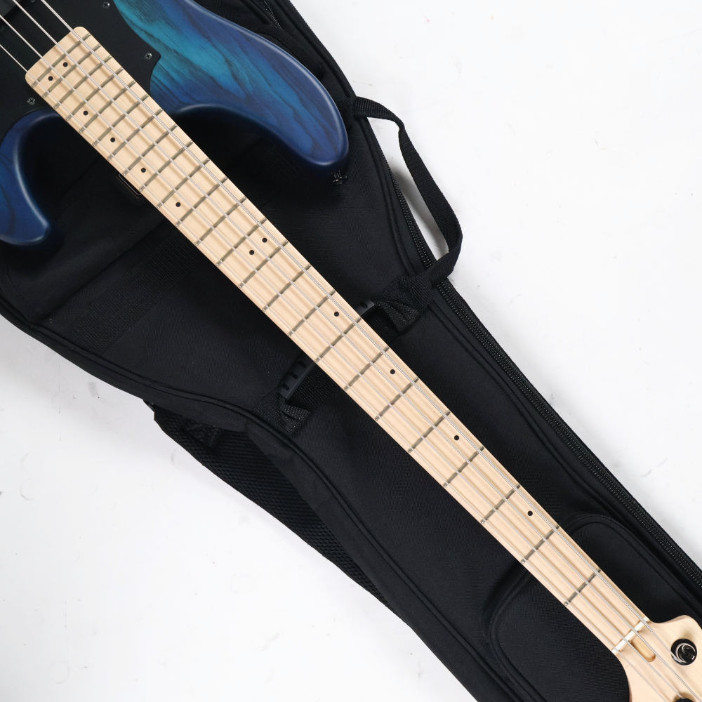 【中古】 エレキベース Fujigen FGN JMJ-ASH-DE-M SBBM See through Blue Burst Matt フジゲン EMGピックアップ搭載 ネック