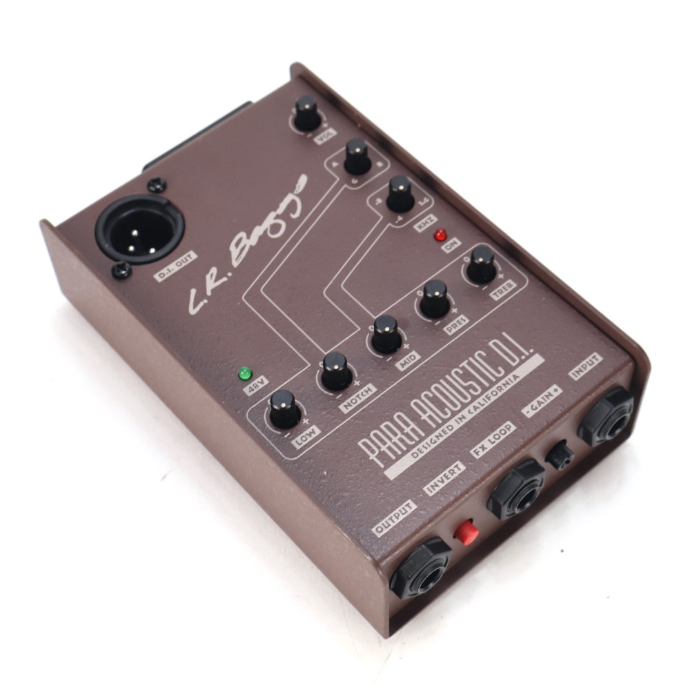 【中古】 ダイレクトボックス DIボックス L.R.BAGGS Para Acoustic D.I. アコギ用ダイレクトボックス 斜めアングル画像