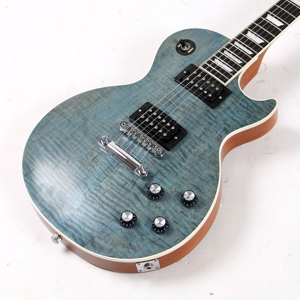 【中古】 エレキギター Gibson Les Paul Signature Player Plus Satin Ocean Blue 2018 Model 2017年製 ギブソン レスポールシグネイチャー プレイヤープラス ボディ