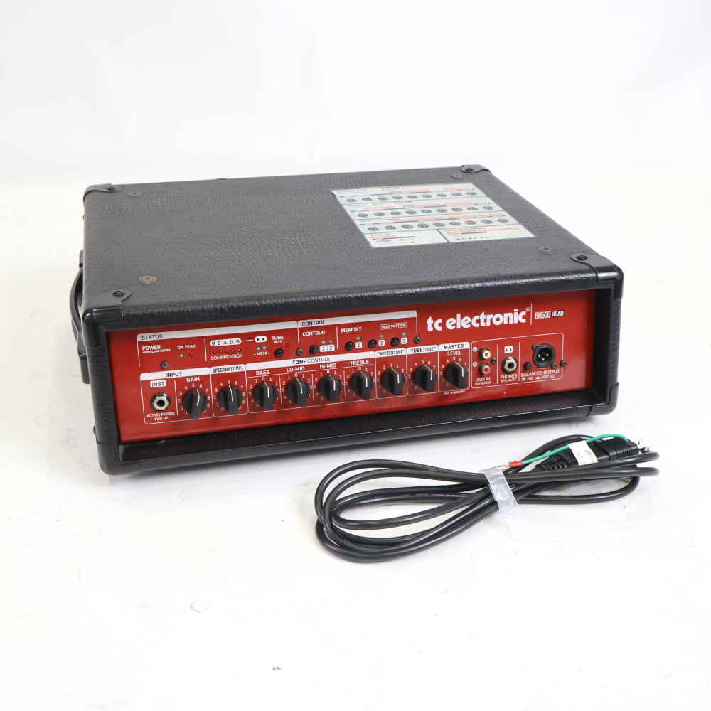 【中古】 ベースアンプヘッド TC Electronic BH500 HEAD