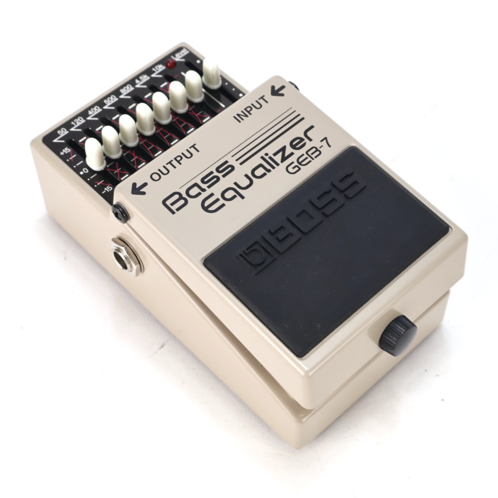 【中古】イコライザー エフェクター BOSS GEB-7 Bass Equalizer ベースエフェクター 斜めアングル画像